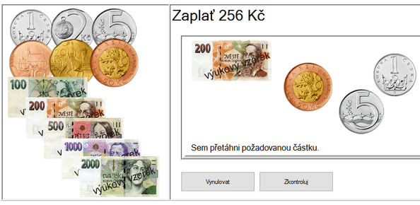 Ukzka potn s penzi - placen v oboru pirozench sel.