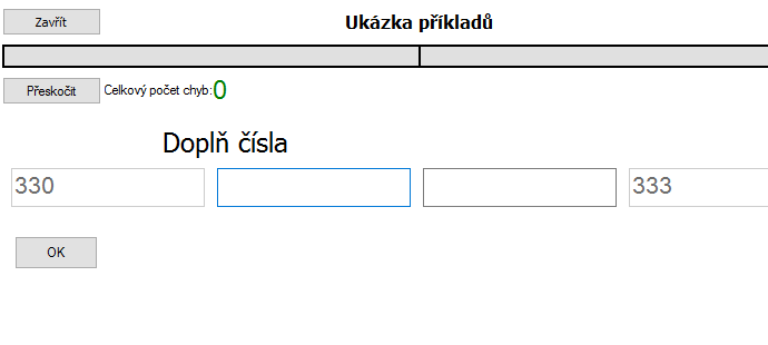 Ukzka zkouen pklad na seln ose - doplovn v oboru pirozench sel.